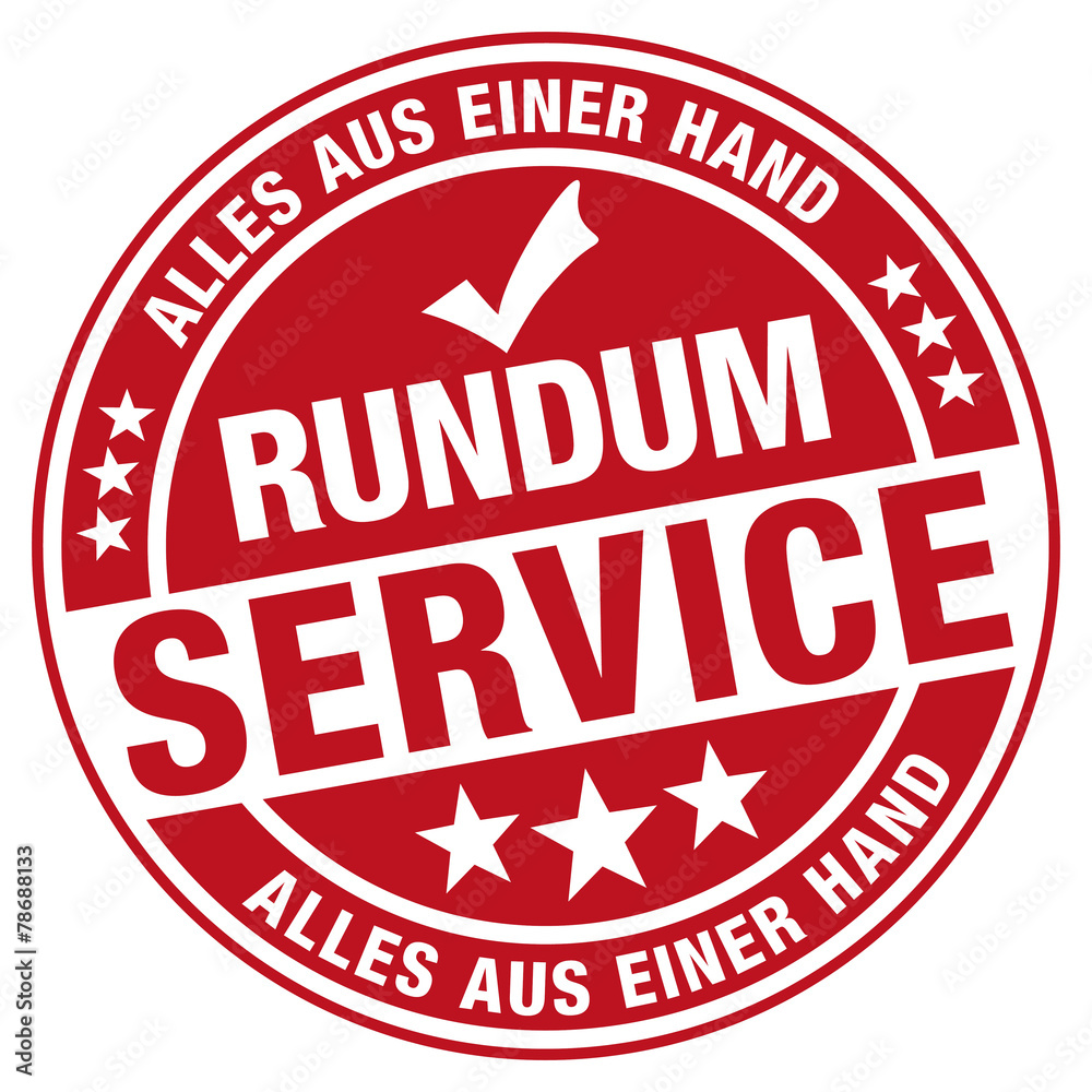 RUNDUM Service - Alles aus einer Hand! Stempel RUNDUM Service - Alles aus einer Hand! Stempel