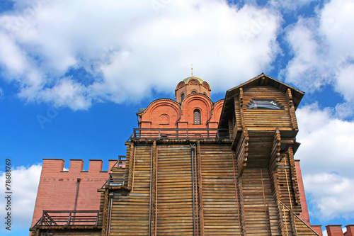 Golden gate of Kyiv were built in 1164, Ukraine photo