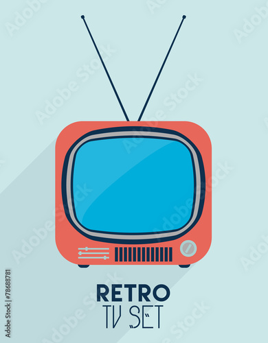 Retro TV set