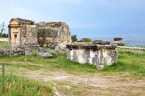 Ancient tombs in the necropolis, II - XIV century AD, Hierapolis