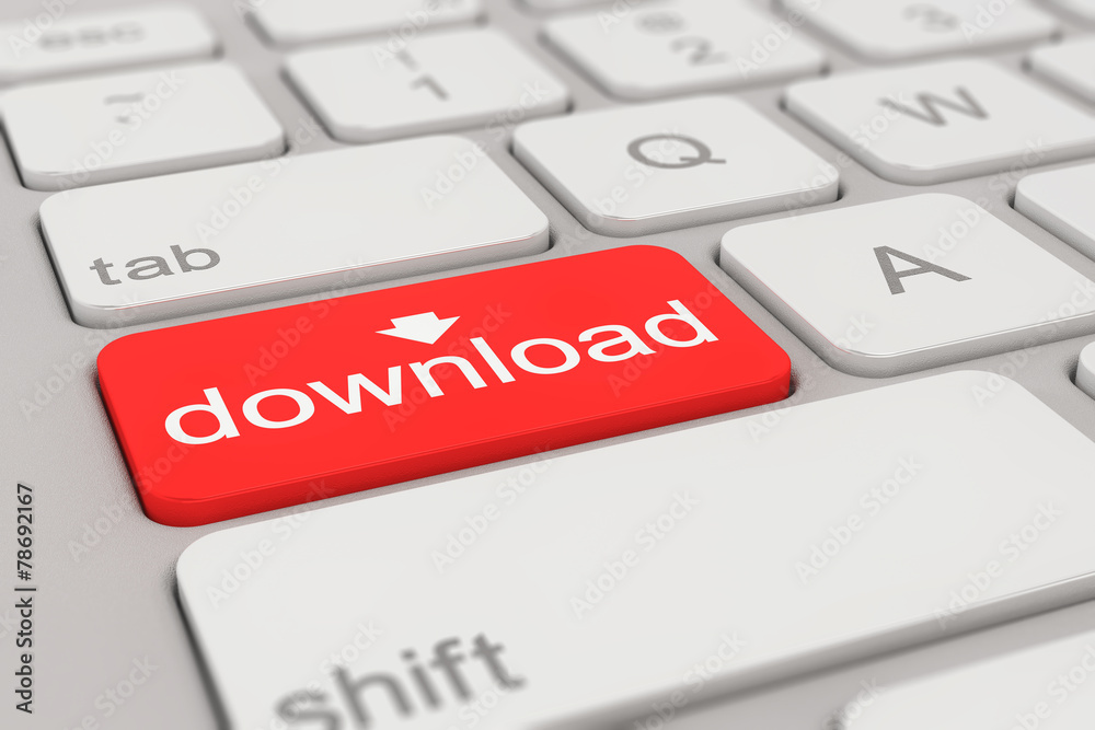 keyboard - download - red keyboard - download - red
