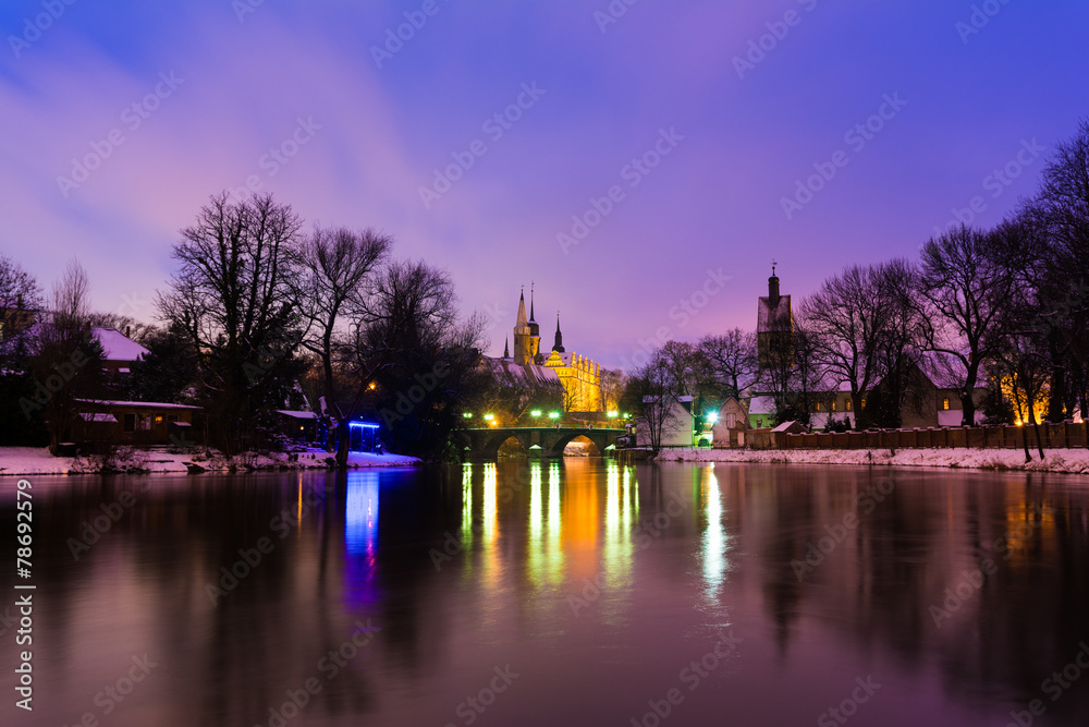 Schloss Merseburg im Winter
