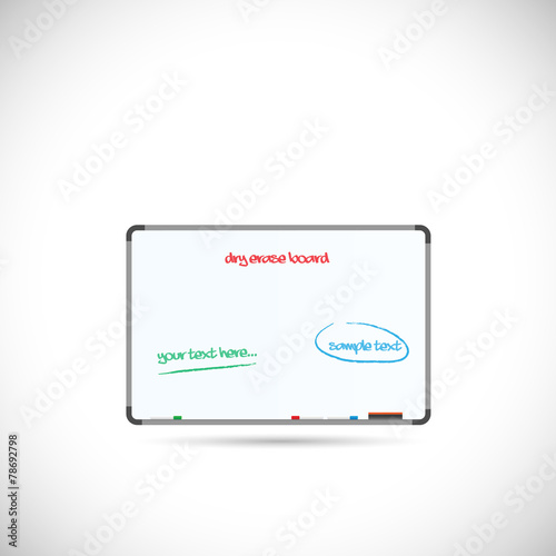 Dry Erase Board Illustration