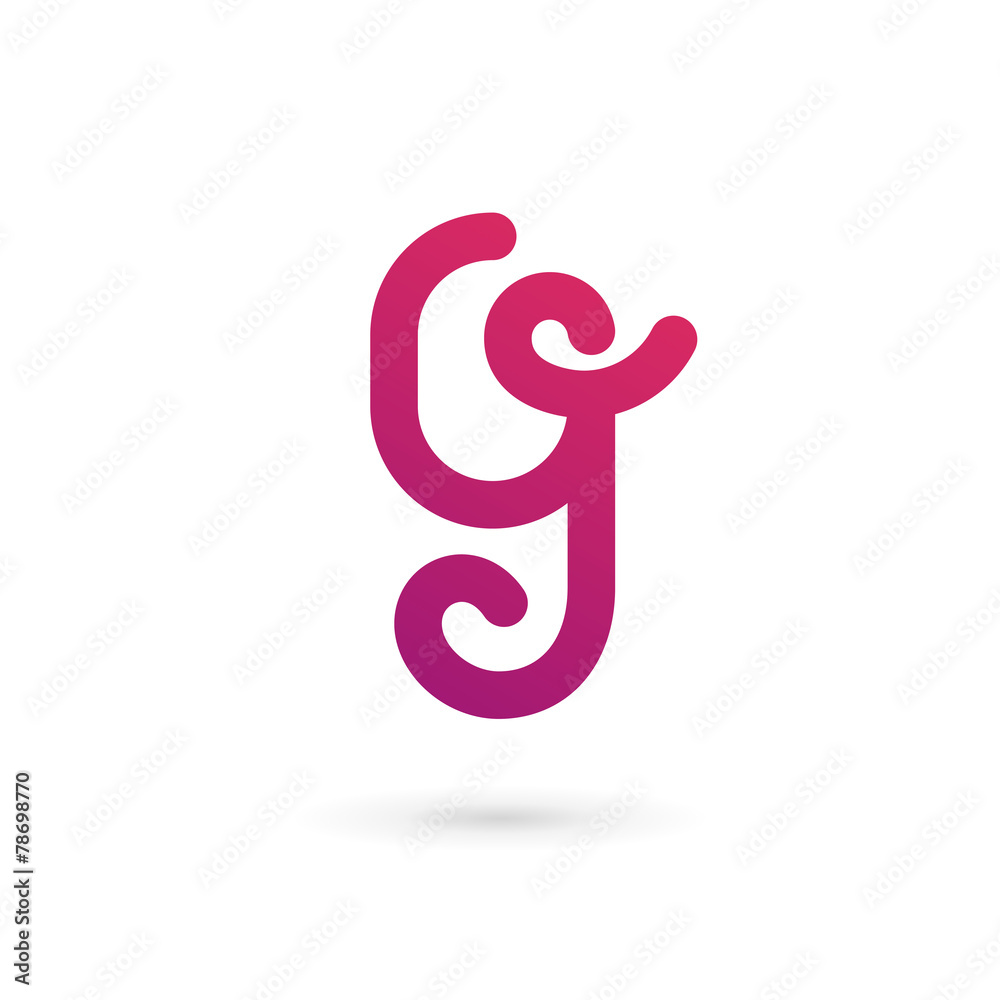 Letter G number 9 logo icon design template elements Letter G number 9 logo icon design template elements