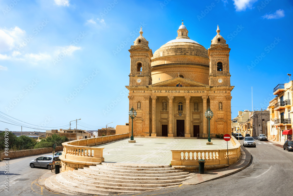 Mgarr Church. Malta - obrazy, fototapety, plakaty 