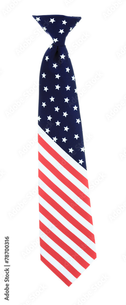 Fototapeta premium close up of a tie on white background