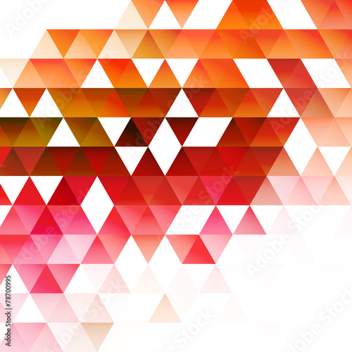 Abstract triangular background. Vector illustration