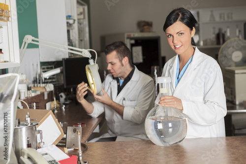 scientist at work in a laboratory