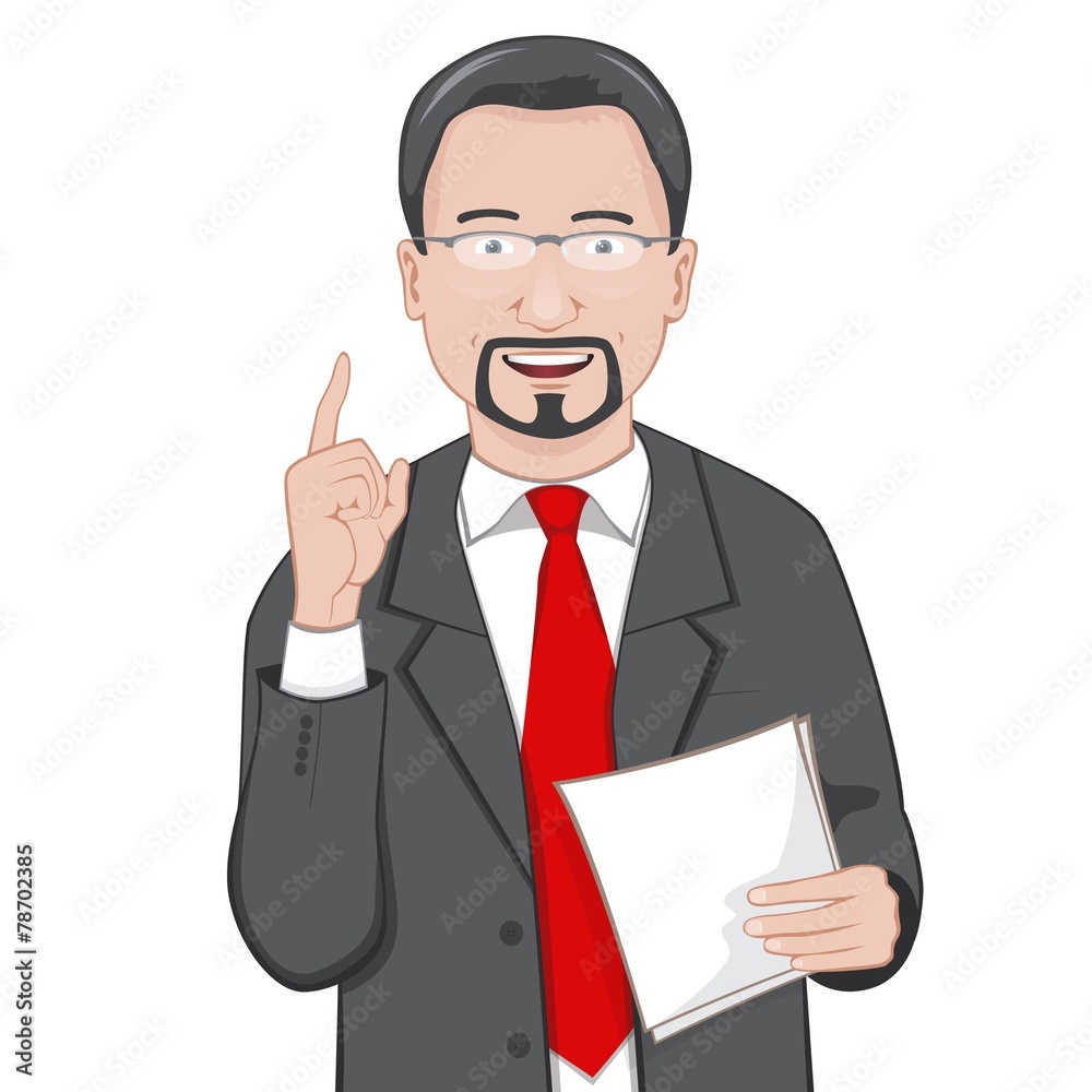 Smiling businessman isolated on white Smiling businessman isolated on white