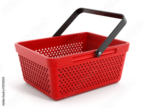 Billede på lærred Empty shopping basket