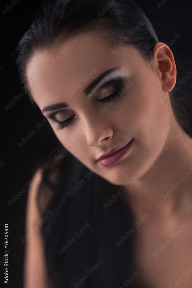 Fototapeta premium beauty make-up close-up