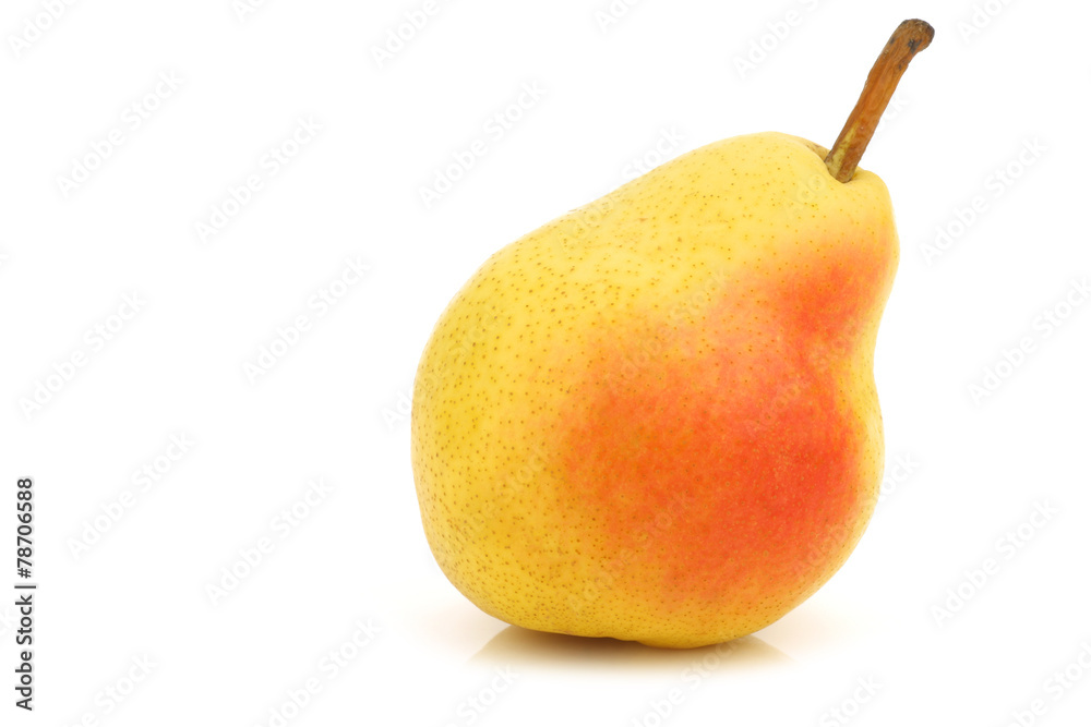 Fresh Williams pear on a white background Fresh Williams pear on a white background