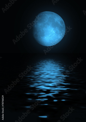 moon in the night