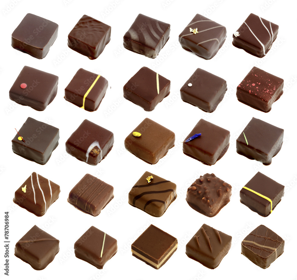 selection of milk, dark and stuffed chocolate selection of milk, dark and stuffed chocolate