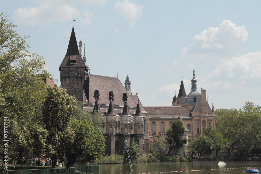 Castle Vajdahunyad. Budapest, Hungary