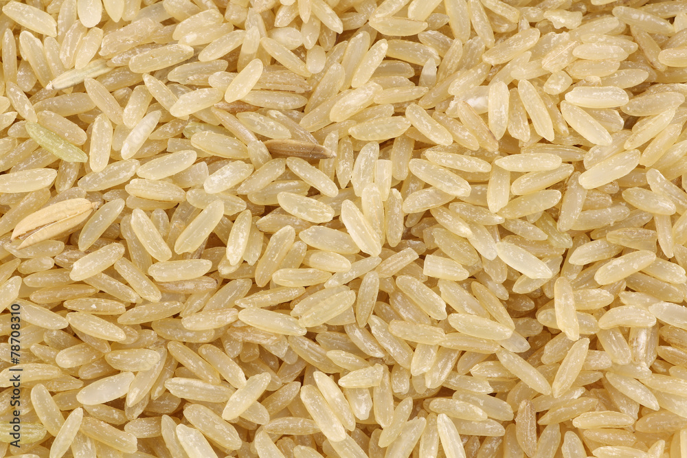 background of unpolished rice (whole grain)