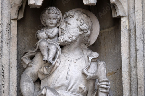 St Christopher, Church of the Holy Blood in Graz, Austria