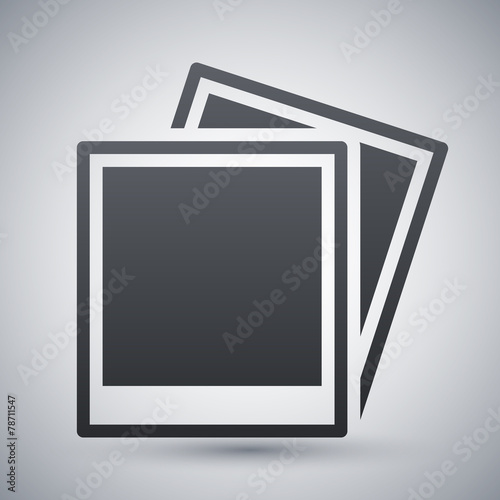 Vector photo cards icon