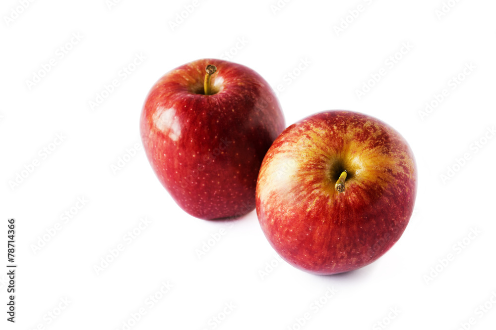 Delicious red apples