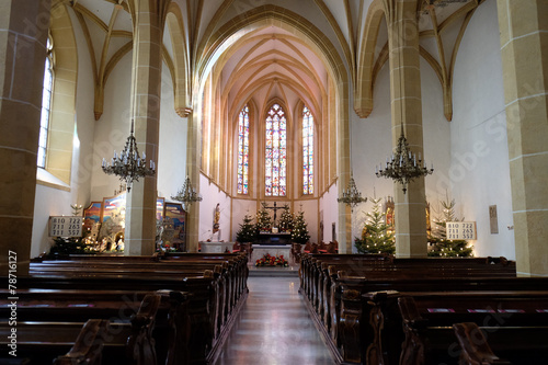 Картината върху платно Franciscan Church in Graz, Styria, Austria