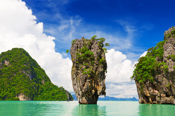 Poster encadré  James Bond Island, Phang Nga, Thailand  © preto_perola