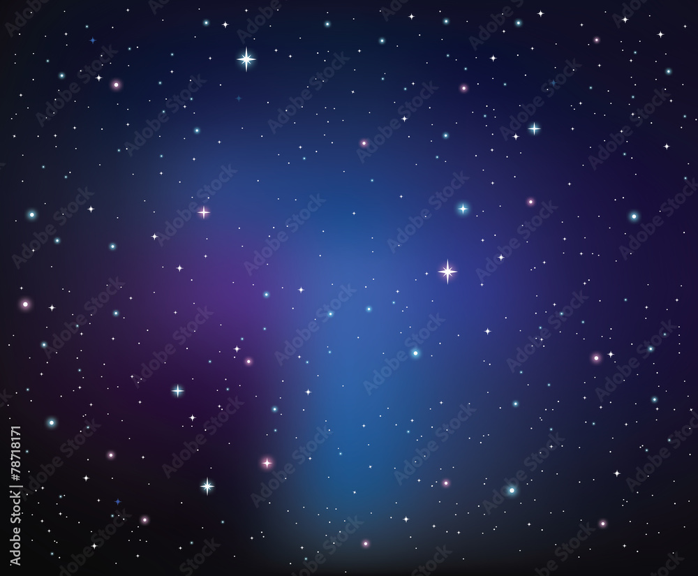 Night sky. Night sky.