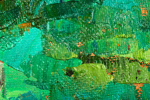Принти на полотні Oil painting abstract brushstrokes