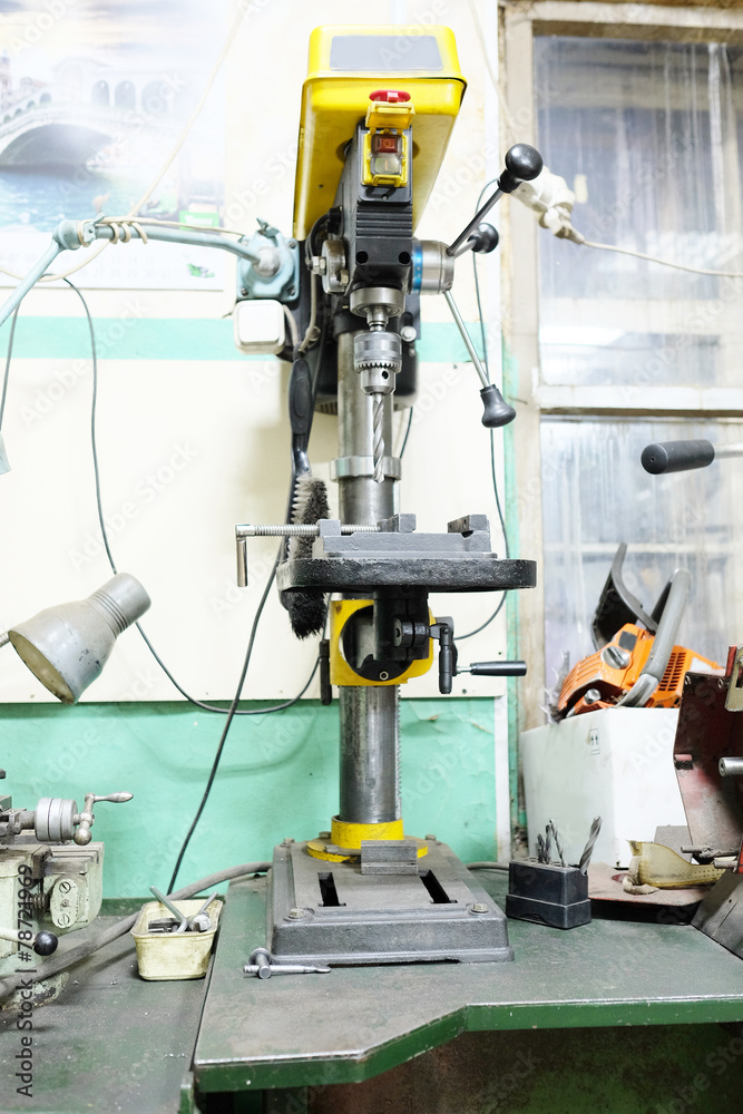 The image of drilling machine The image of drilling machine