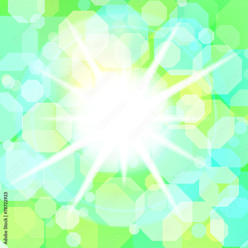 Star with bokeh effect. Vector. 7 Star with bokeh effect. Vector. 7