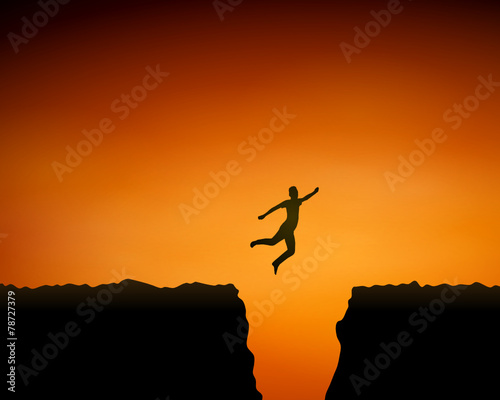 wueste schlucht rueberspringen I