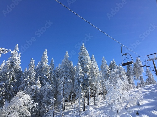 chair lift in black forest photo