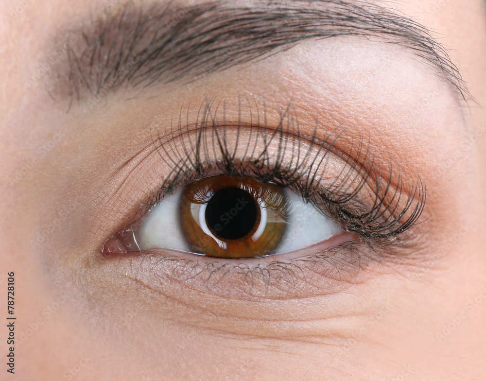 Obraz premium Human eye close-up