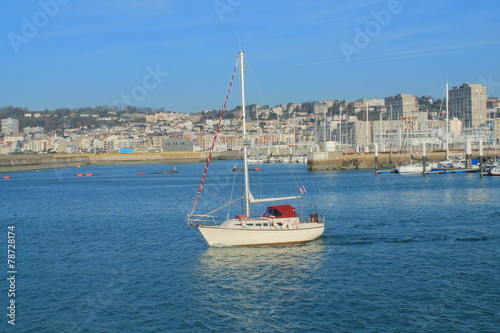 Canvas Print Port de plaisance du Havre, France