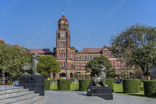 High Court on the Bandoola Park Yangon photo