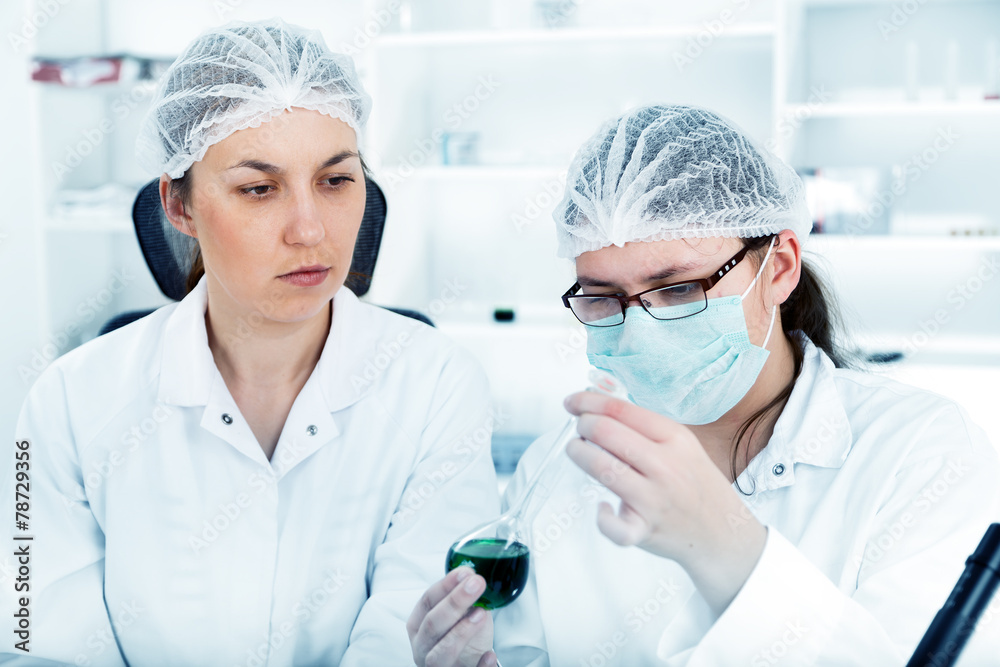 group of the students working at the laboratory group of the students working at the laboratory