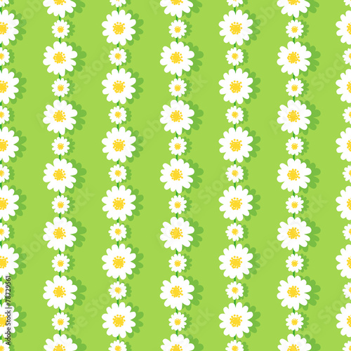 Seamless Daisy Chain Pattern