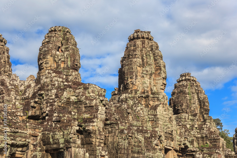 Bayon Temple at Angkor Wat, Siem Reap Cambodia Bayon Temple at Angkor Wat, Siem Reap Cambodia