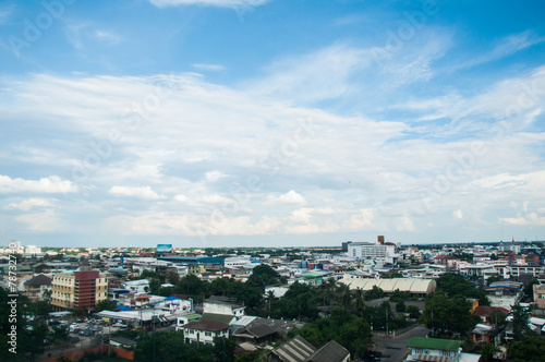 bird's-eye view of from of the city centre in Khon Kaen.