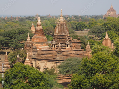 Pagoda budista en Bagan  Myanmar 