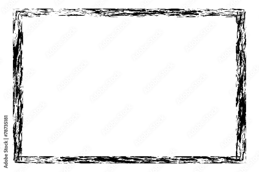 Grunge, distressed, rough frame or border Stock Vector Adobe Stock