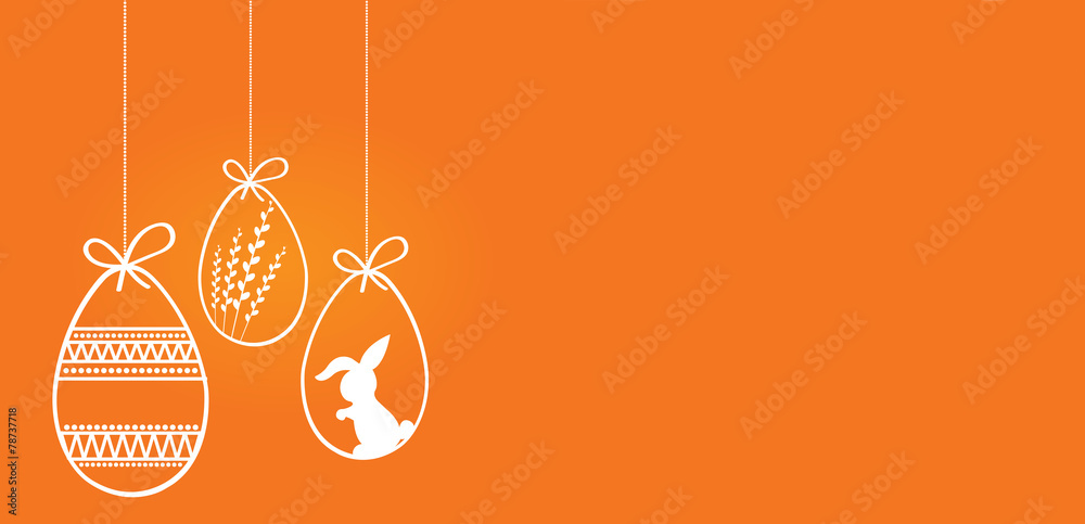 Obraz premium Wielkanoc kartka z życzeniami