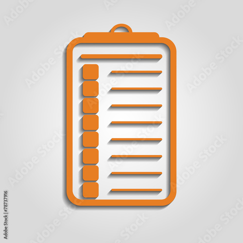 Checklist vector icon