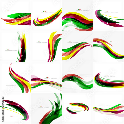 Rainbow bright light air lines background