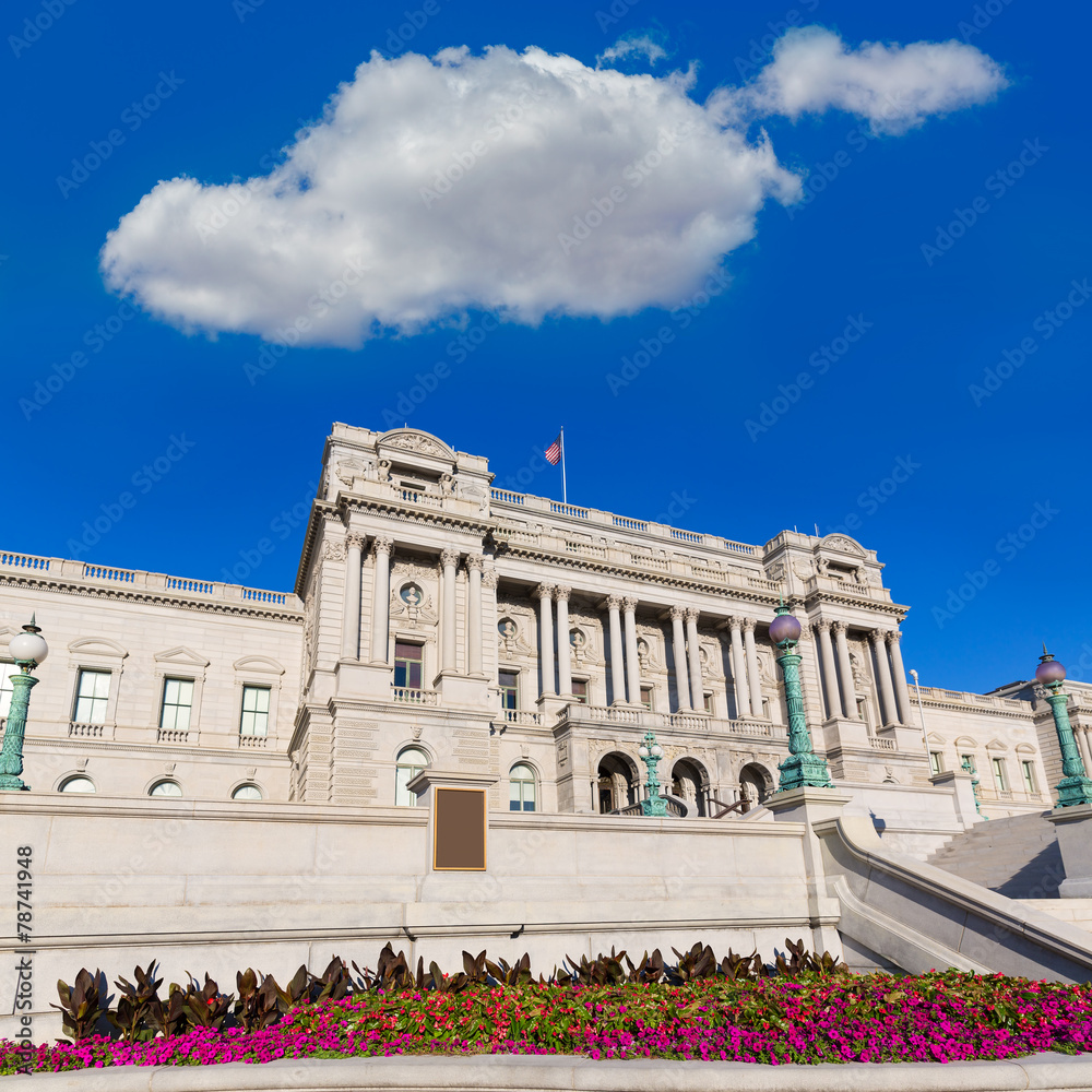 Obraz premium Library of Congress Thomas Jefferson Washington