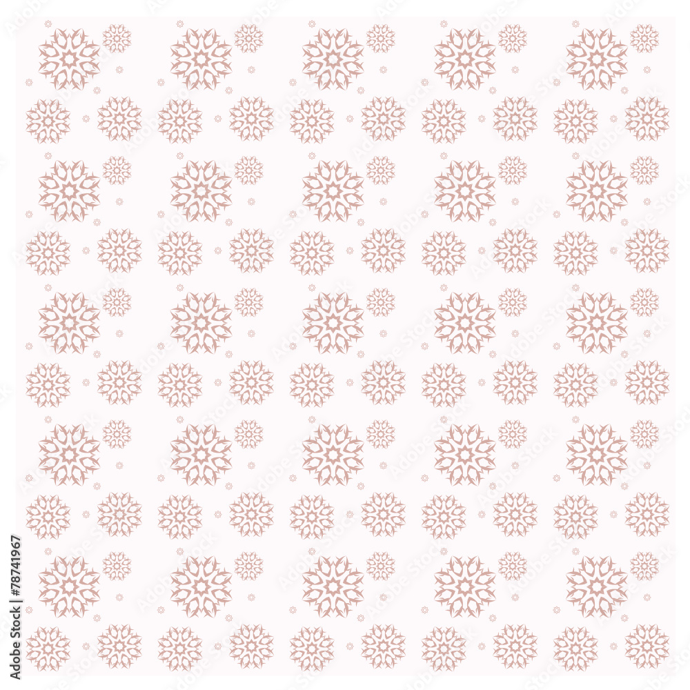 geometric pattern made from leaves Vector illustration