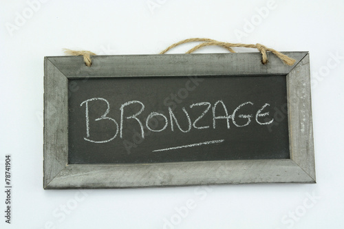 ardoise bronzage