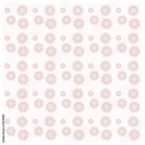 geometric pattern made from circle and lines Vector illustration