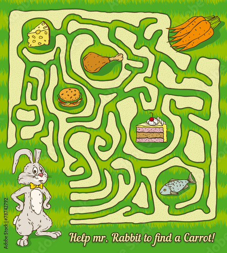 Rabbit Maze Game