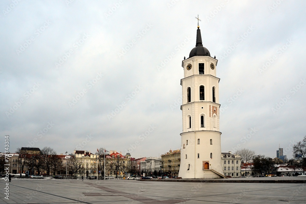 Vilnius Cathedral belfry is the heart of Lithuanian capital