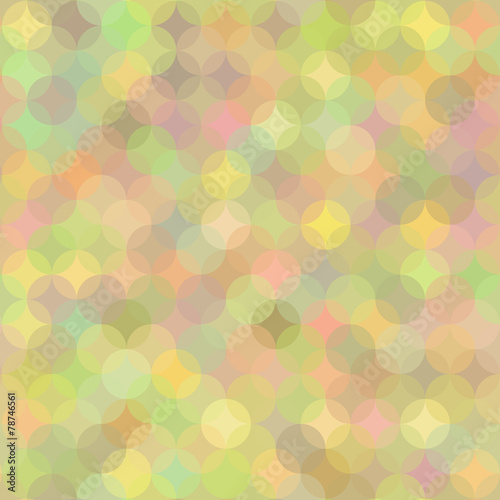 Pastel Geometric Background in Shades of Rainbow © amovitania